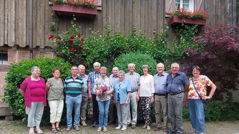 Gruppenbild der Alterskameraden