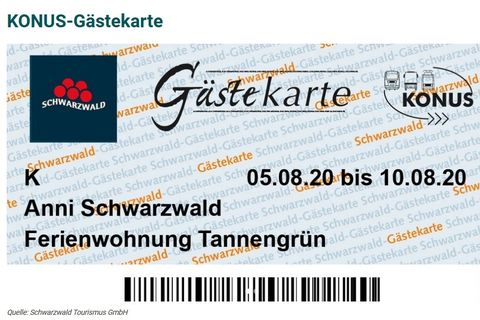Gästekarte KONUS Beispiel
