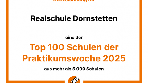 Auszeichnung Praktikumswoche