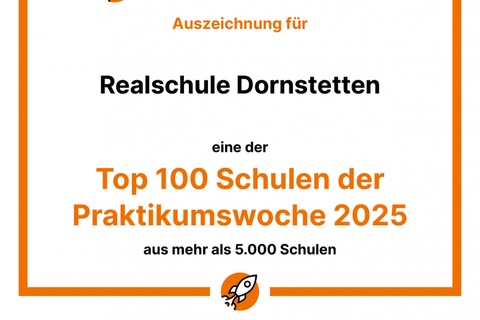 Auszeichnung Praktikumswoche
