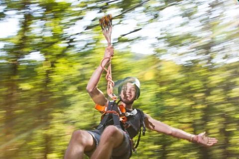 Zipline-Flug