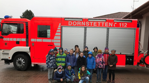 Besuch der Freiwilligen Feuerwehr Dornstetten