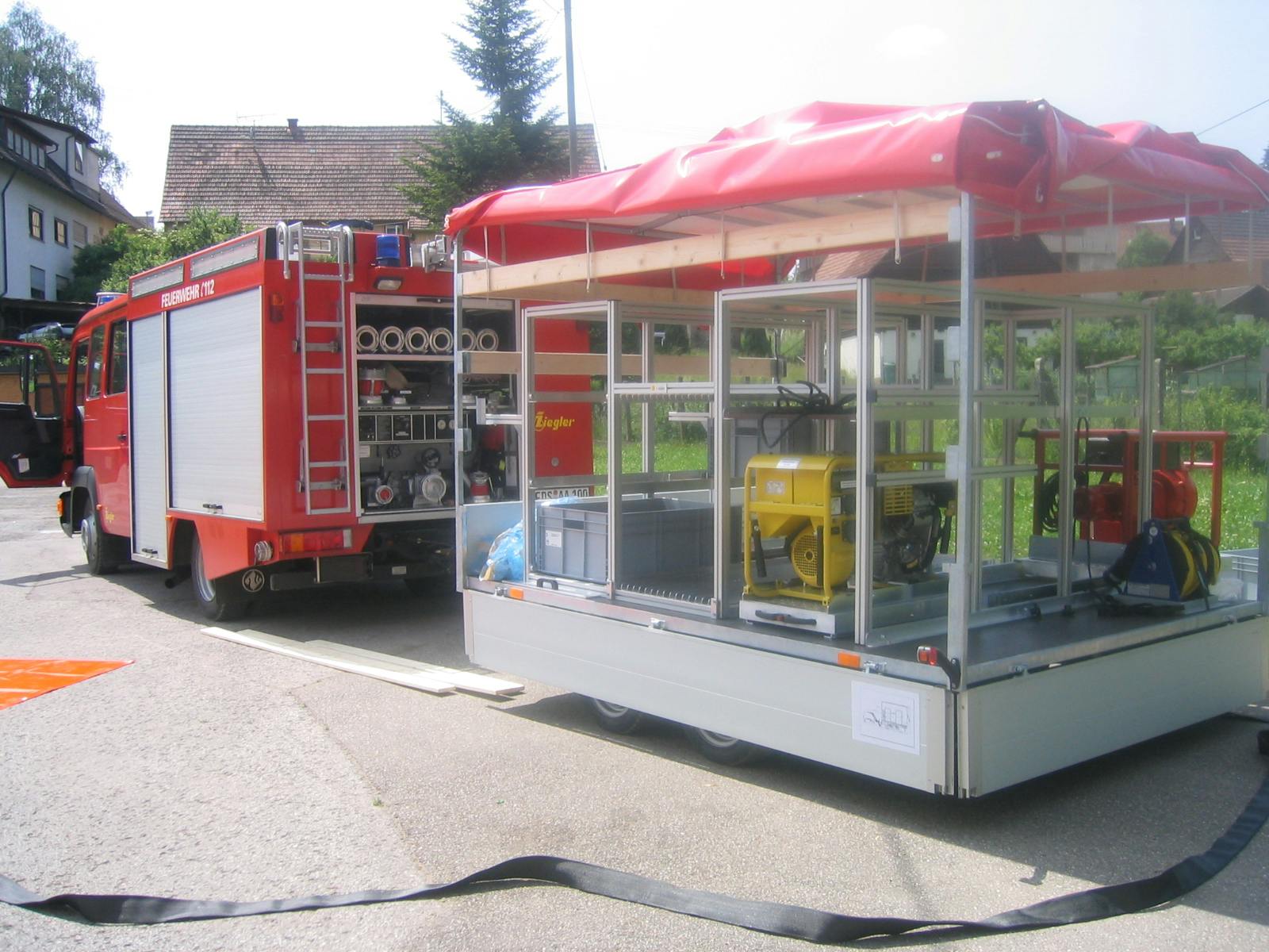 Ölanhänger der Feuerwehr Dornstetten