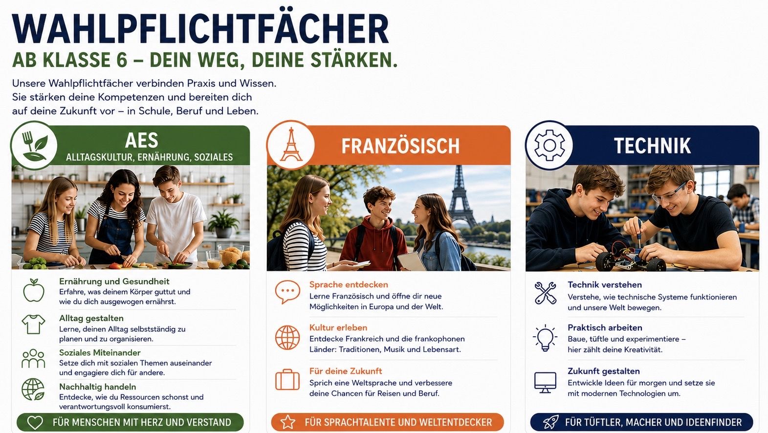Wahlpflichtfachangebot