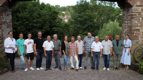 Steuerungsgruppen-Mitglieder im Sommer 2023.