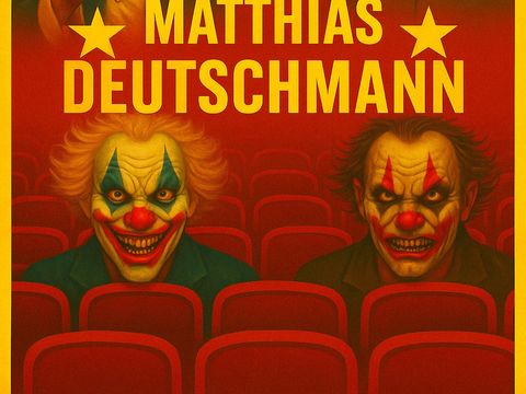 Veranstaltungsplakat Semestereröffnung vhs Freudenstadt: Propaganda à la carte, ein Solo von Matthias Deutschmann